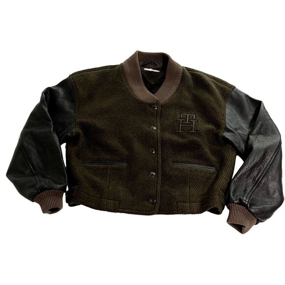 Tommy Hilfiger Wool Nylon Street Style Jacket  2023-24FW - Picture 1 of 4